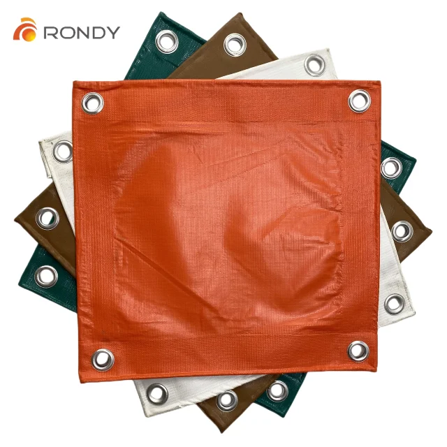 Waterproof Fire Retardant UV Protection Stripe PVC Canvas Pvc Coated Other Fabric Tarpaulin Woven Plain Fiberglass Medium Weight