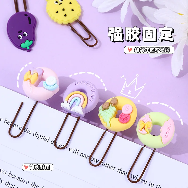 Cartoon Paper Clip Student Metal Paperclip Diy Decoration Shaped Paper Clip