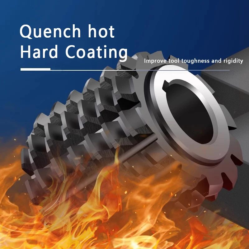 OEM Insert Finishing Hob Involute Gear Hob Rod/ Hole/Inlaid Alloy/Welded Type