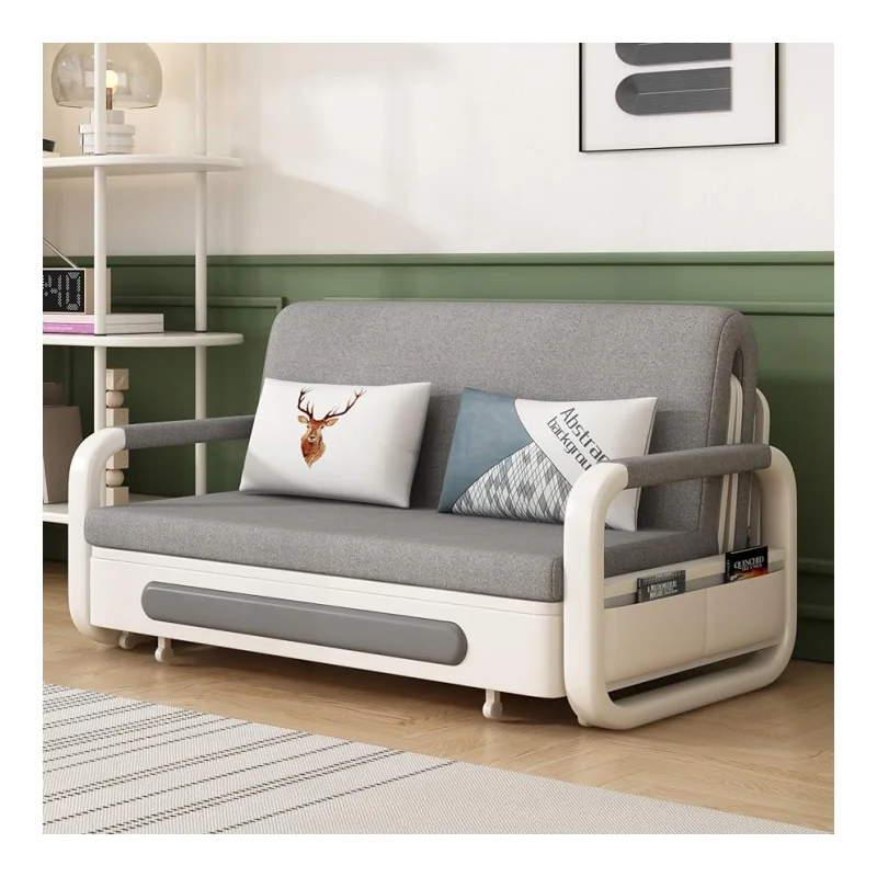 Low prices modern corner convertible folding sleeping sofa bed with storage multifunctional single double sofa bed