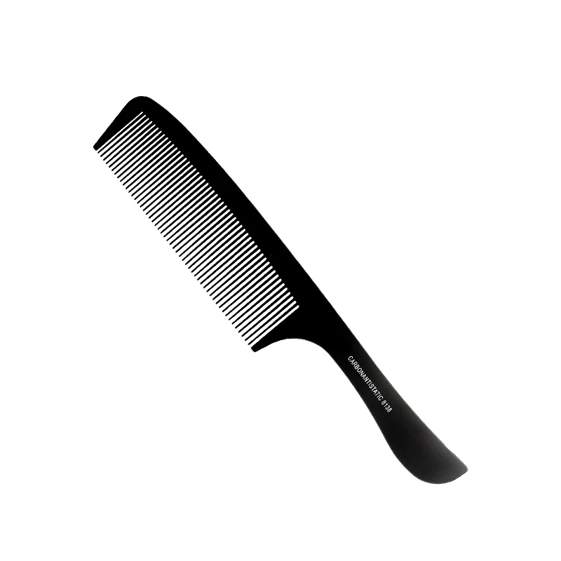 High Quality Professional Salon Hairdressing Antistatic Carbon Fiber Comb For Barber Hair Cutting