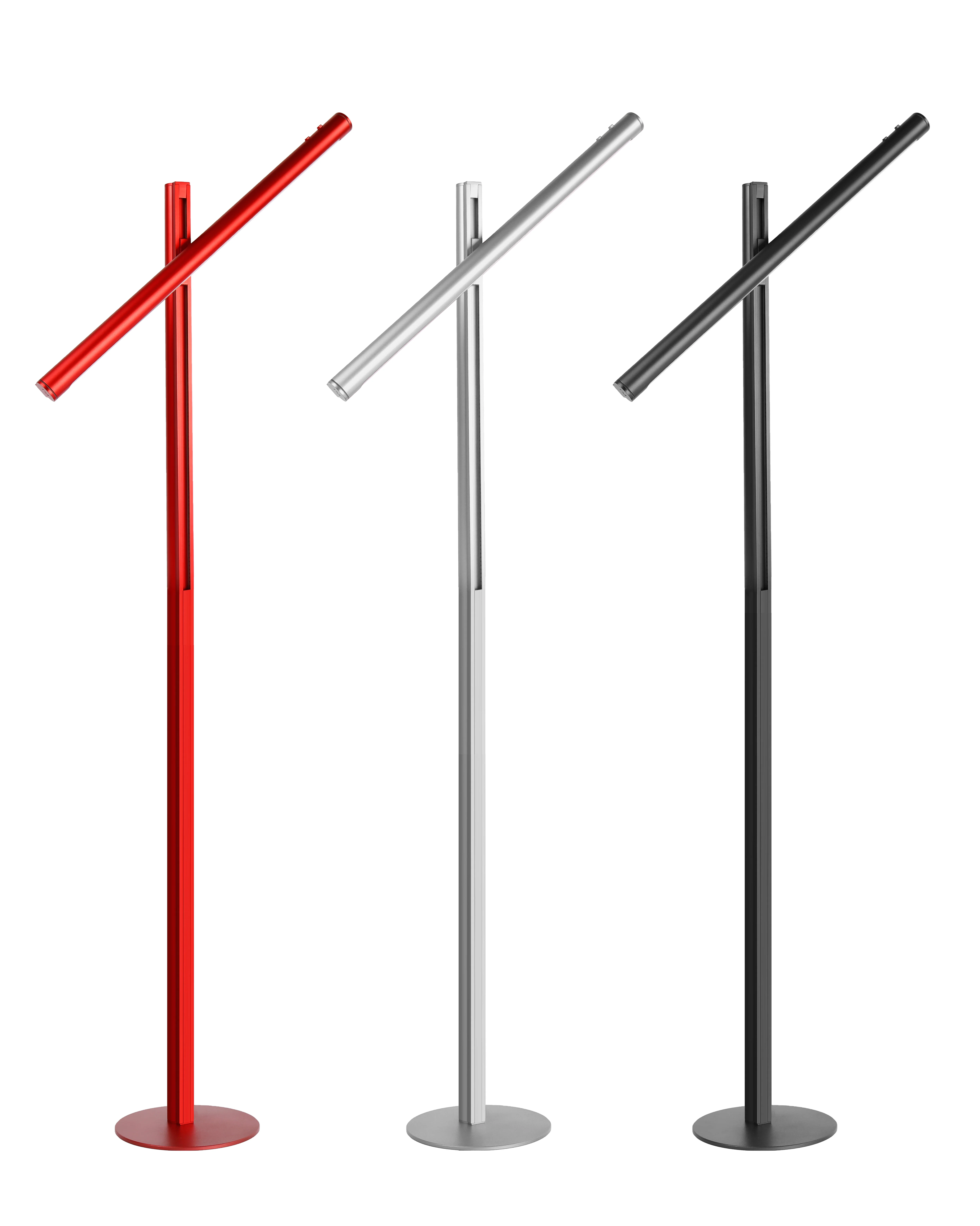 TM-MA39  Luxury  12 W LED floor Lamp for indoor  living rooms,office sliding structure and dimming 6 levels brightness