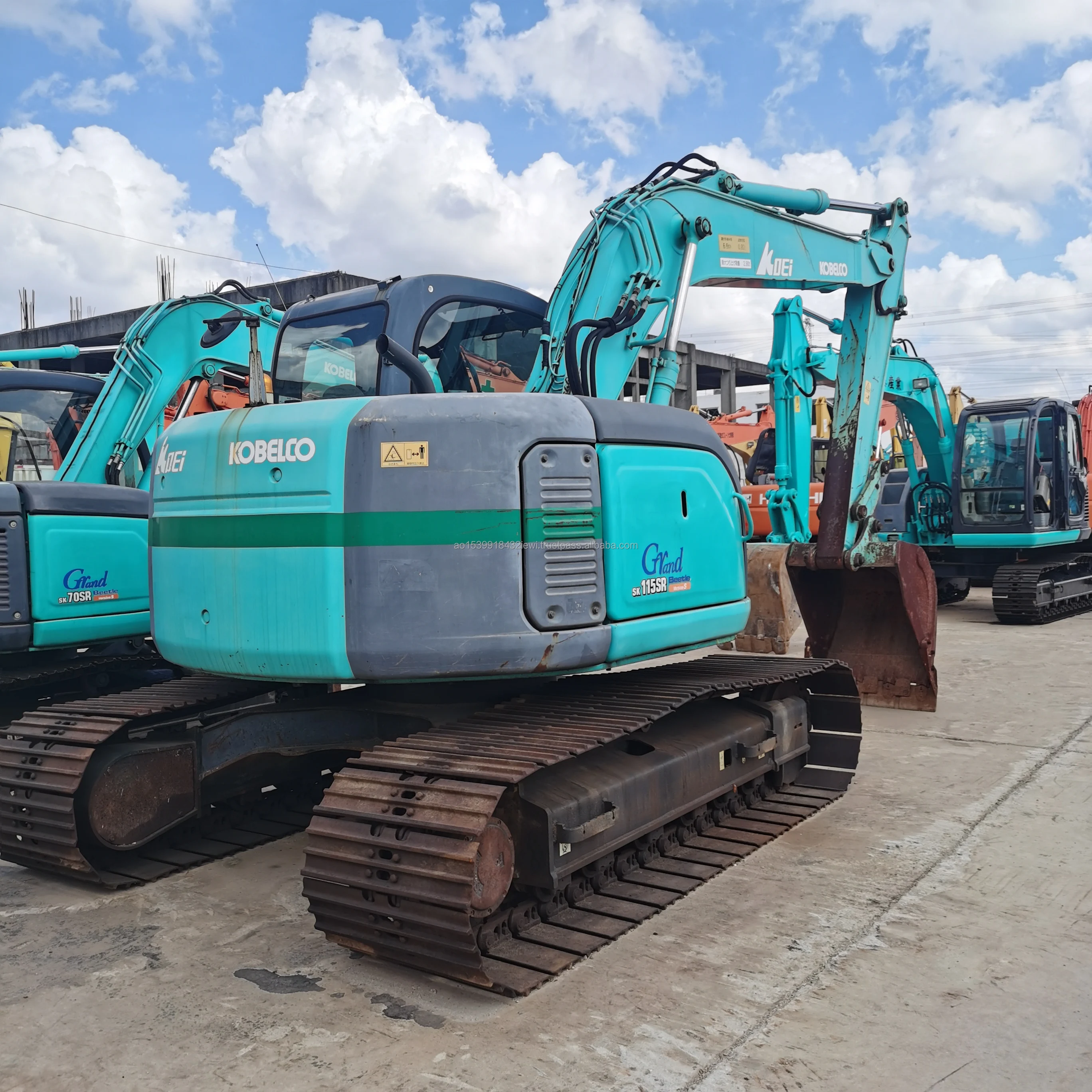 Cheap Kobelco SK115sr excavators for sale used Kobelco Crawler Excavator