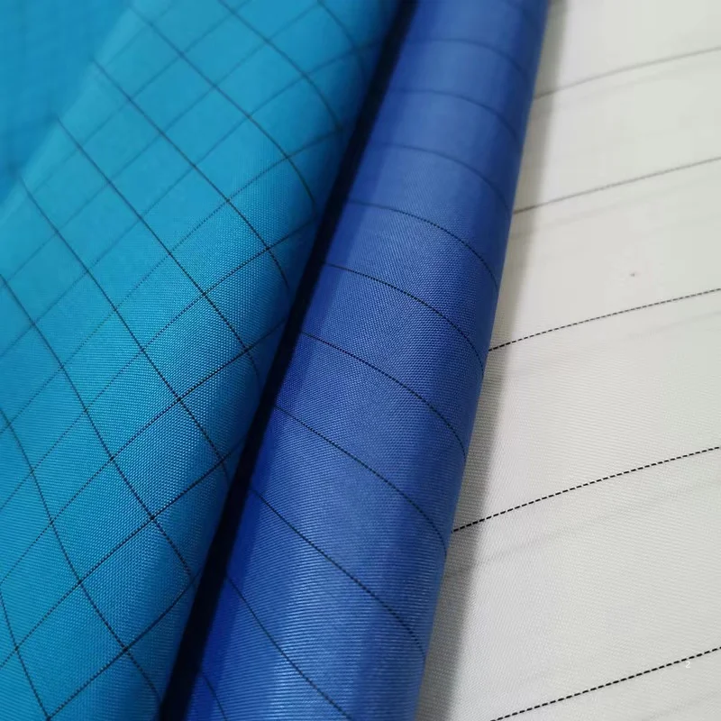 ESD Anti Static 5mm Grid Strip Polyester Fabric