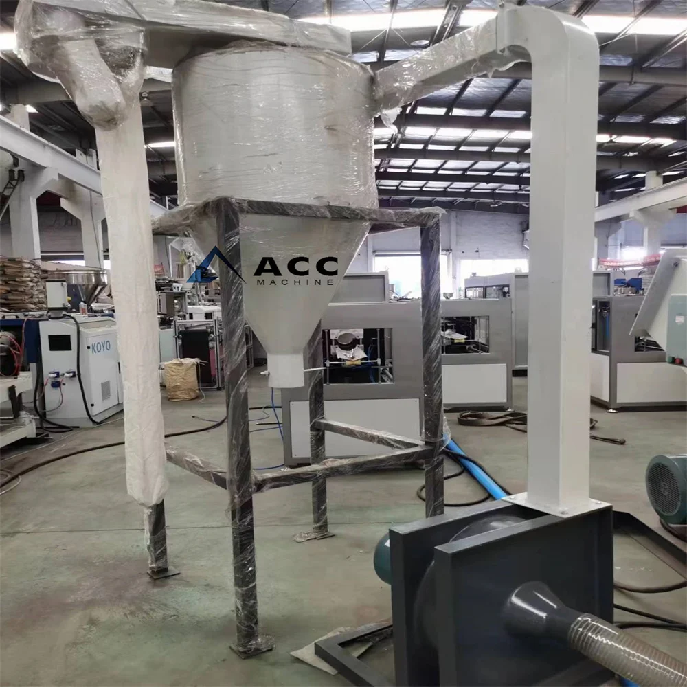 PVC UPVC WPC PE waste plastics crusher SWP600 recycled crushing machine with dust collector