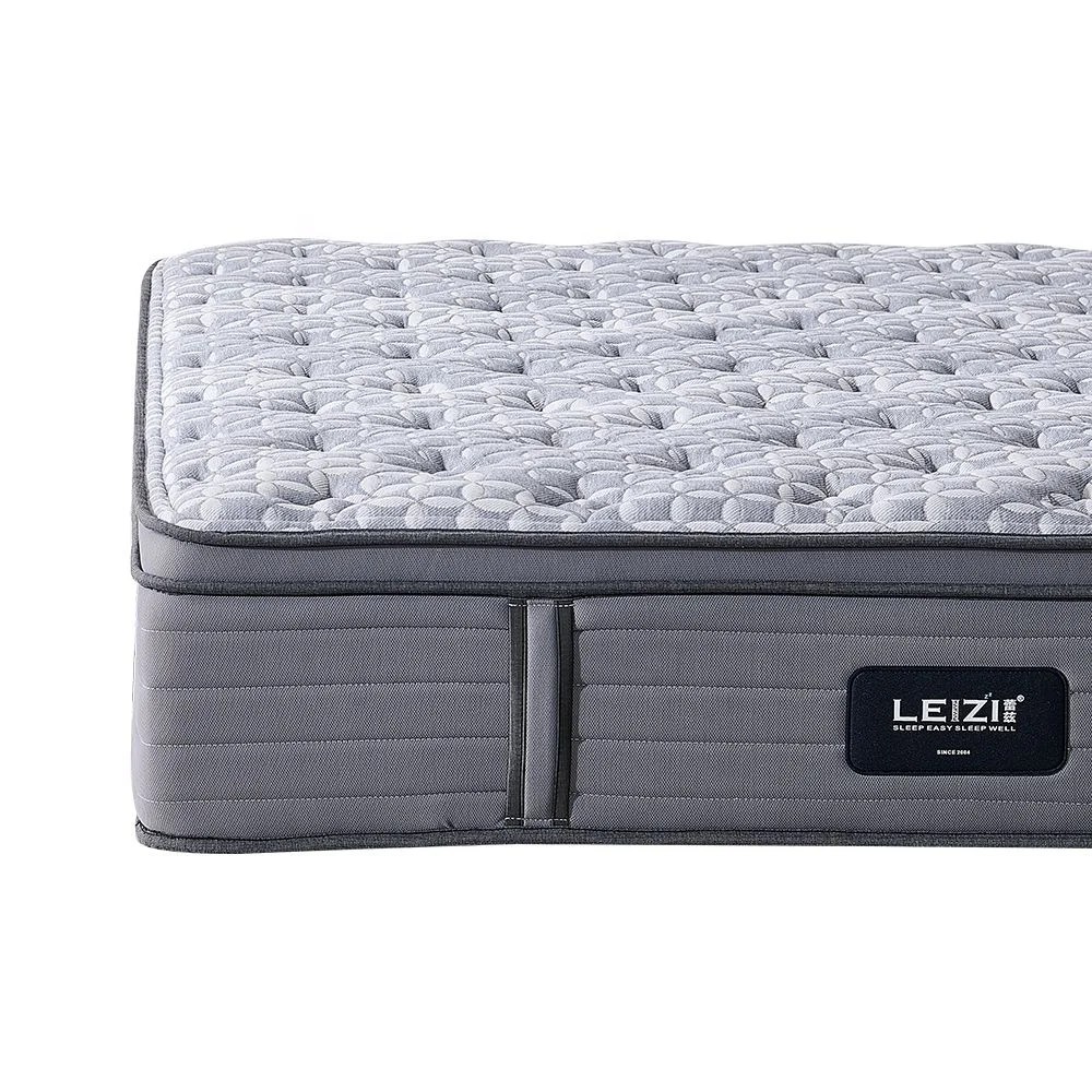 Knitting fabric high quality latex foam mattress memory foam pocket spring foam encasement compress roll in a box mattress