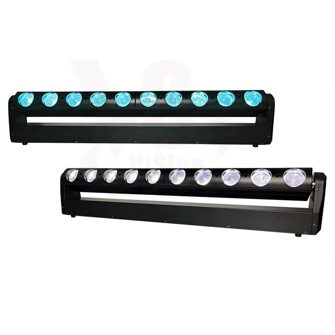 Матричный настенный вращающийся светильник RGBW 10*40 Вт, освещение для рождества, домашней вечеринки, дискотеки, лодки, шоу