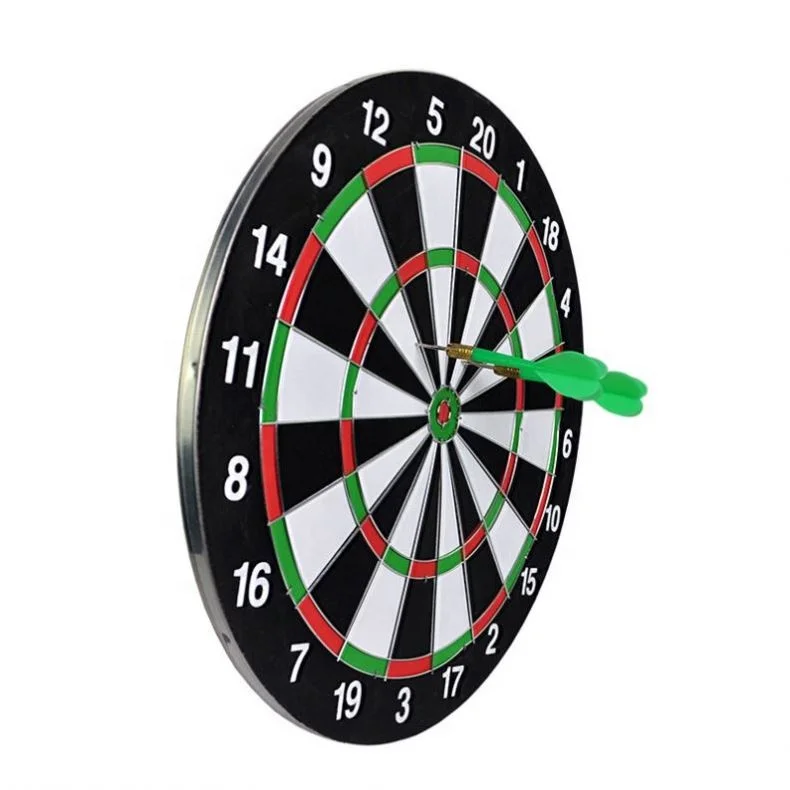 
New Indoor Sport Double Target Dart Magnetic Flocking Dartboard Board Double Thickening for Wholesale 
