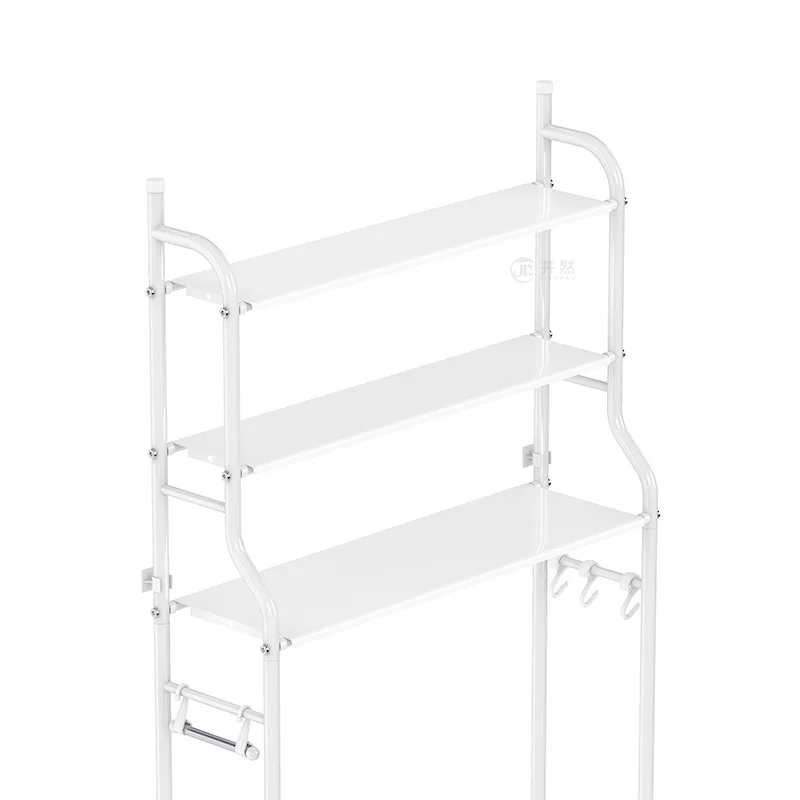 factory low-priced wholesale storage washing machine rack for bathroom or balcony use practical shelf design