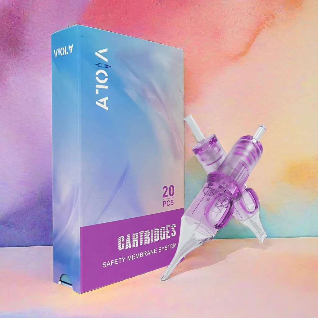 OEM Customized Tattoo Needle Cartridges Permanent Makeup RL Long Taper Tattoo Cartridge Needle Membrane Sealed Tattoo Needles