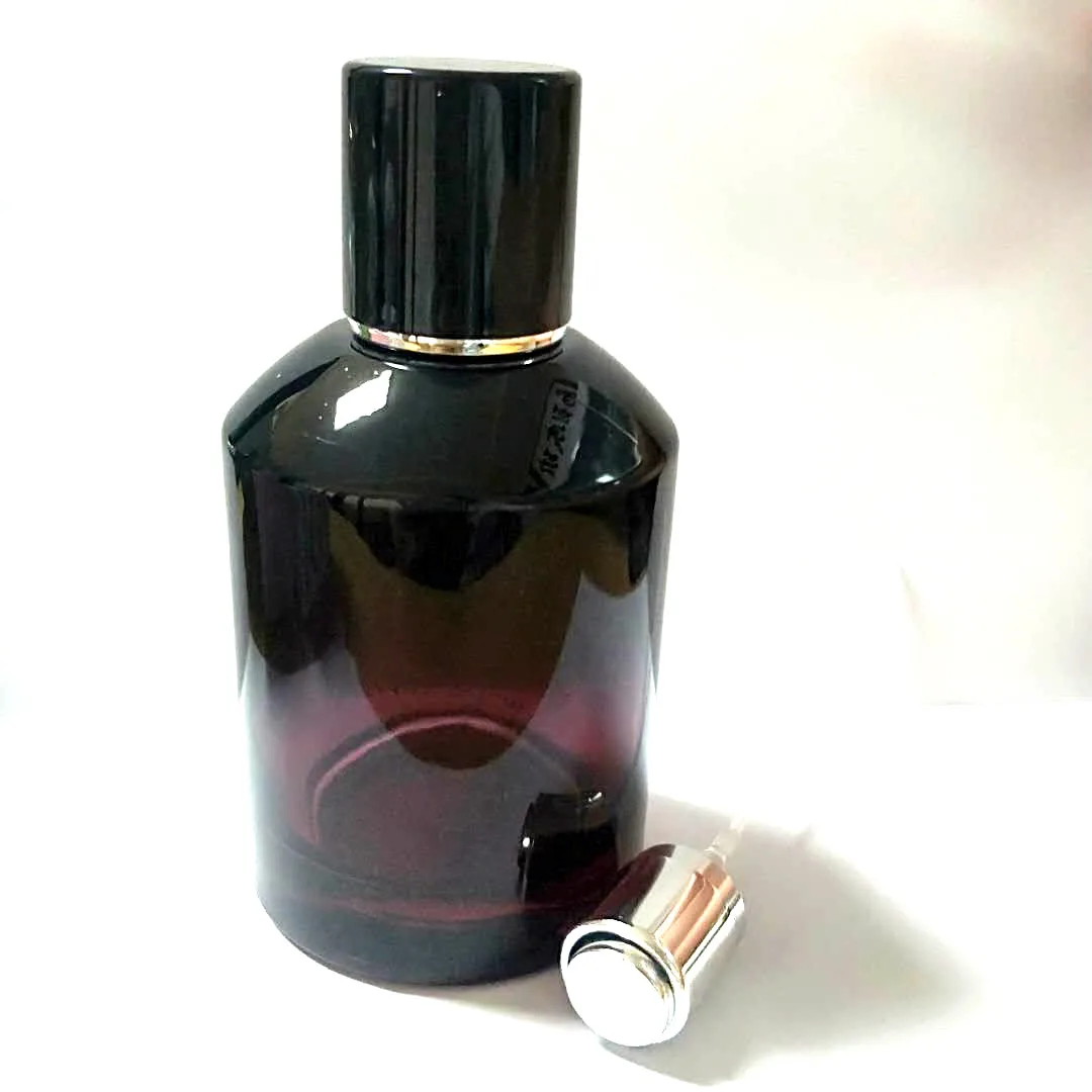 50ml 100ml slanted shoulder refillable unique design glass perfume bottle fragance perfume/essential oil