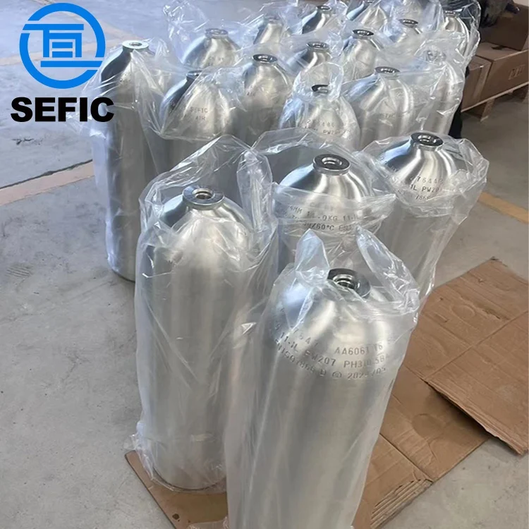 Алюминиевый резервуар высокого давления для дайвинга Sefic ENISO7866 CE 6l 7l 11 1l 12l