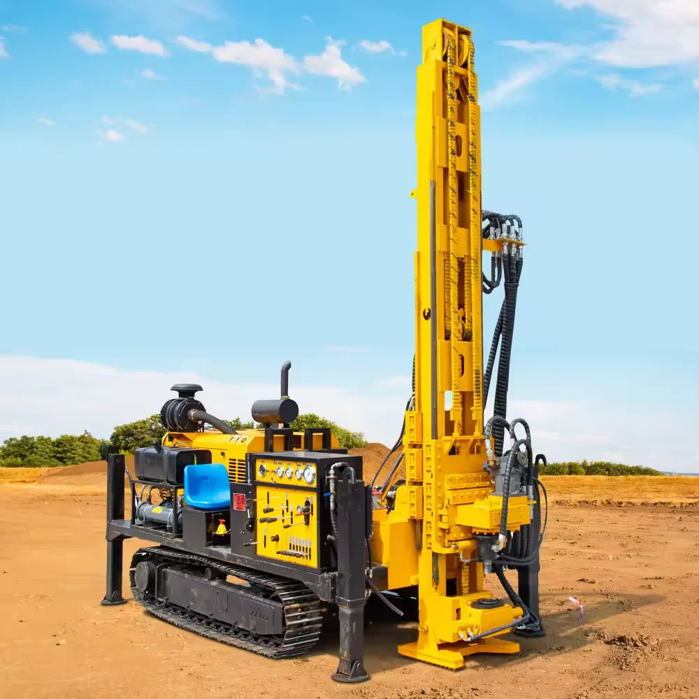 China supply 3.5km/h Traveling speed core drill rig geotechnical drilling rig price