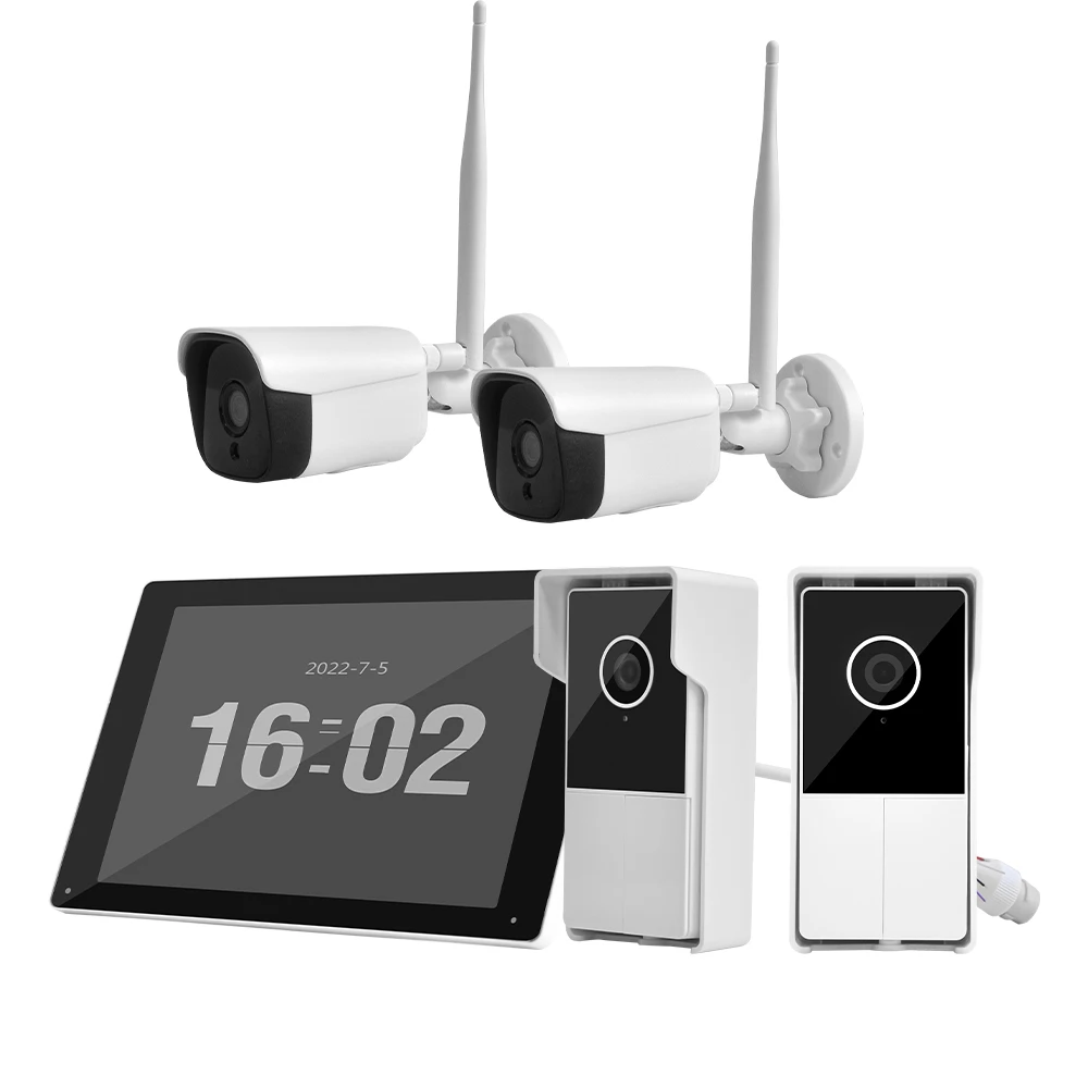 Video Doorbell camera intercom system for  Villa 2023 new arrival Tuya APP 10.1  LCD noise suppression and echo cancellation