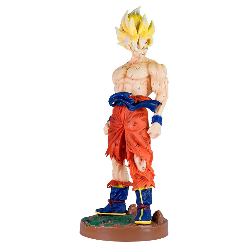 Новинка 43 см шарики дракона DBZ сын Гоку супер саинян коллекционная фигурка модель куклы из ПВХ аниме фигурки игрушки