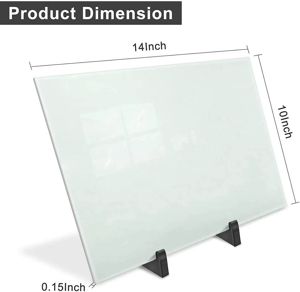 Magnetic Dry Erase Desktop Easel Stand Double Side Glass Student Small White Board For Office Meetings And Collaborations