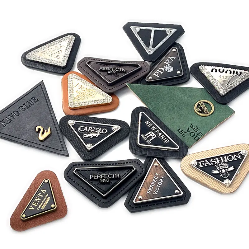 Genuine Unfinished Luxury Waterproof Private Label PU Leather Pouch Patches For Laser Engraving