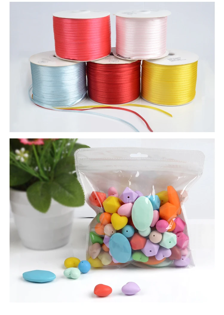 
Wholesale Eco-friendly Baby Silicone Teether Beads 