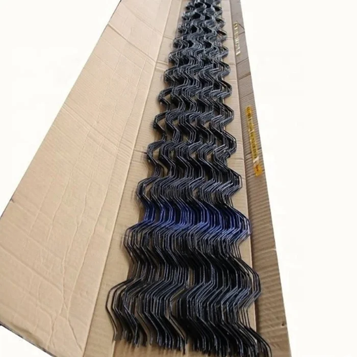 Greenhouse High-intensity dipping plastic coating zig zag wire/wiggle/Lock wire