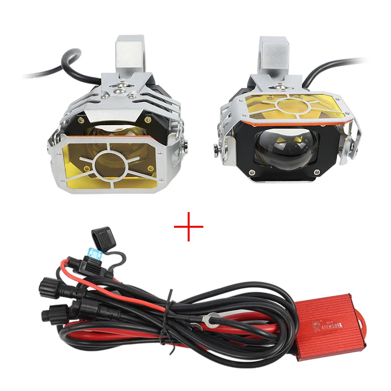 Оптовая продажа мотоциклов осветительная установка СИД 12V/13 Вт водостойкый LED A4 скорпион свет мини фара дальнего света фар