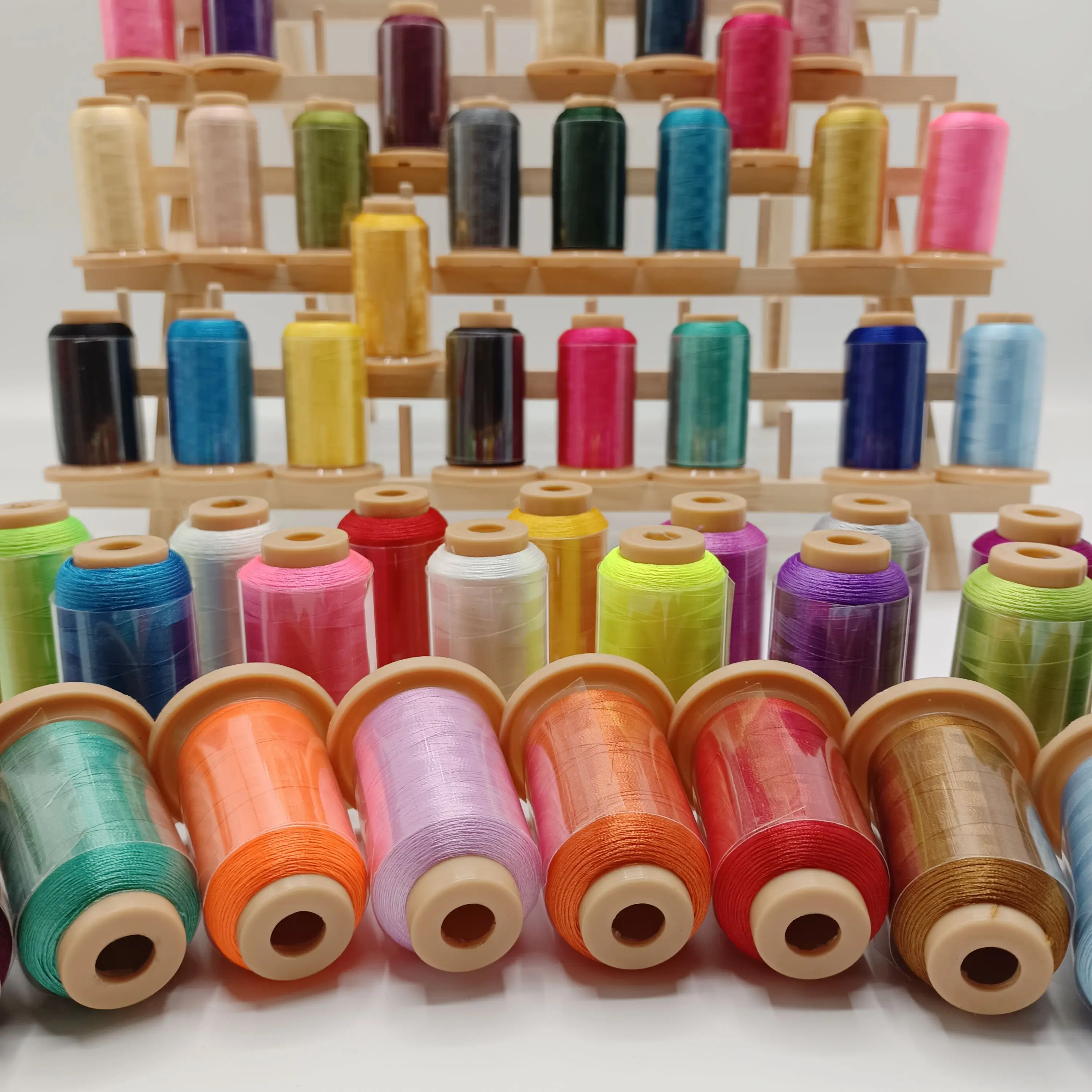 1000M Small Spool  Color 40wt Embroidery Sewing Thread Box