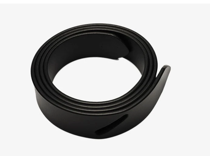 simple PU leather belt without buckle very easy to use for kinds of dress