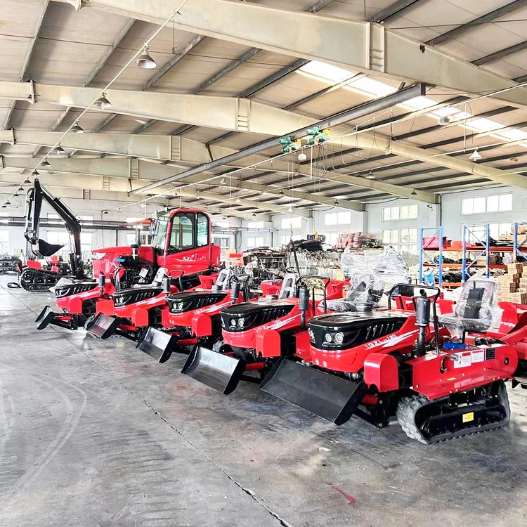 Hot Sale Dry Field Corn Sowing Ditching Fertilizing Integrated Mini Crawler Rotary Tillage Machine With CE Certified