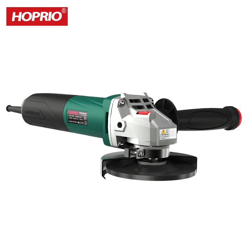 Factory supply 125mm 1150W Side Switch Hand Angle Grinder with Soft Grip Max Duty Motor Indusrry Grade