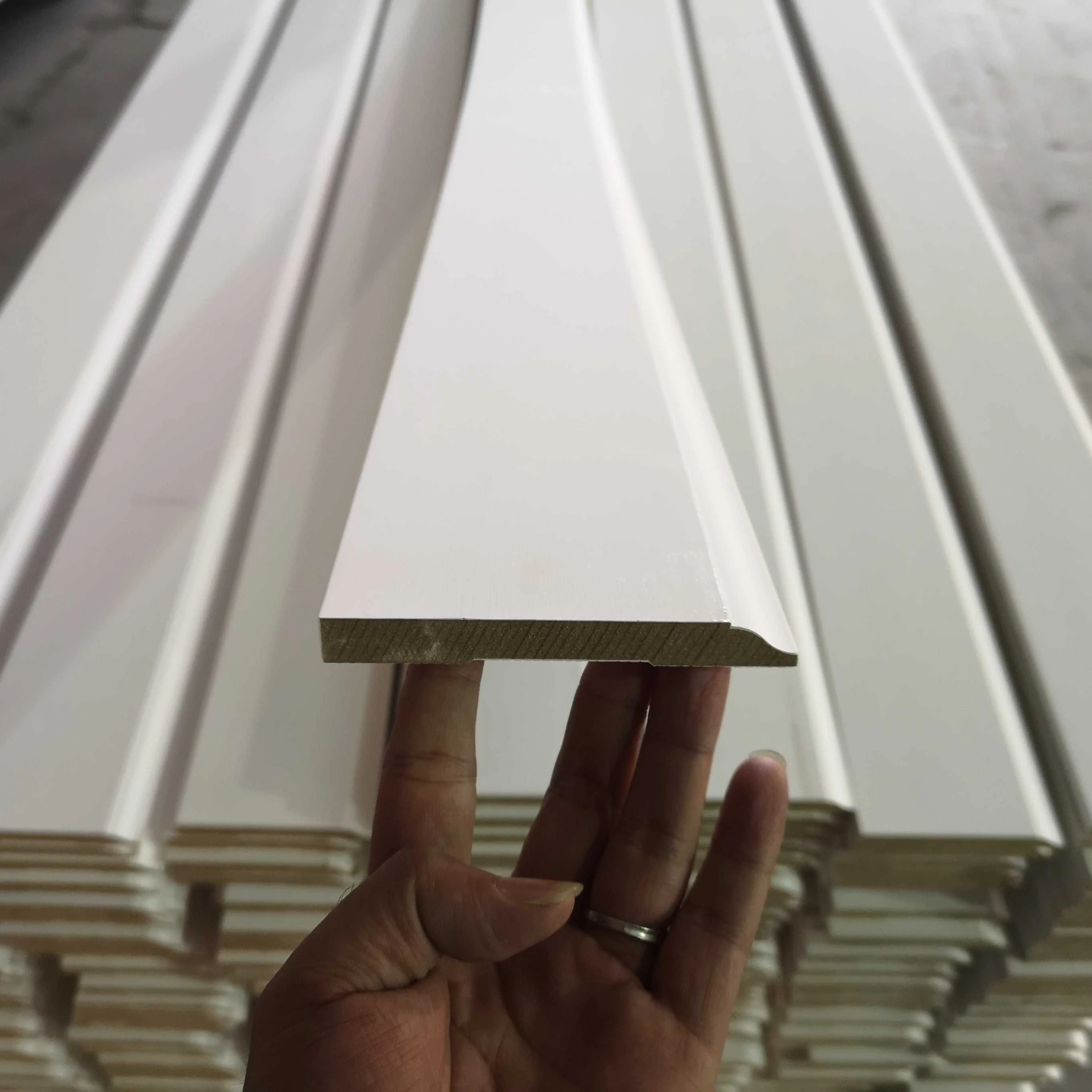 Mdf Board 18Mm Decor Molding Baseboard