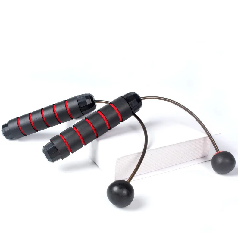unisex steel bearing weight durable cordless jump skipping rope for fat burning yoga sport physical training aerobic exercise