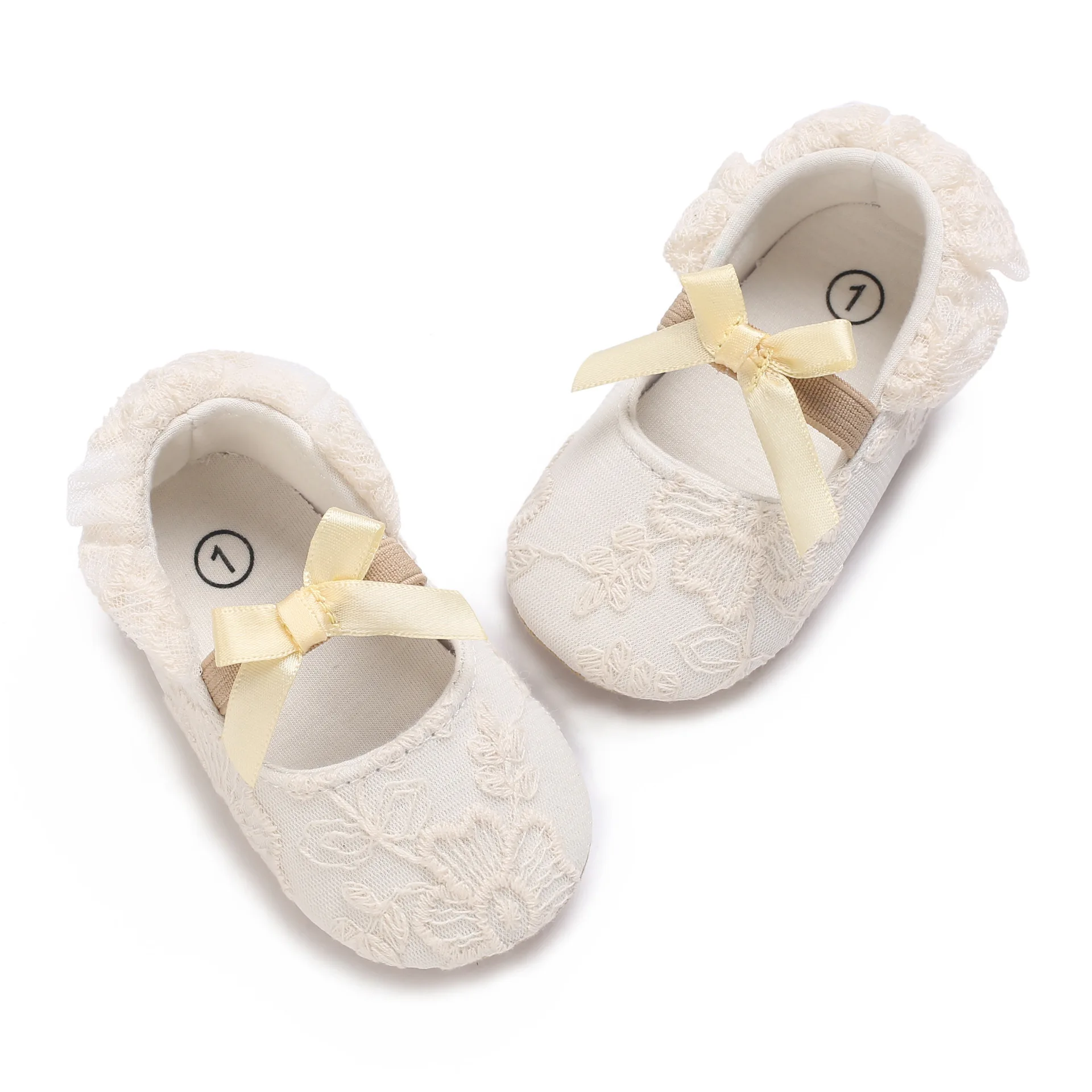 New Infant baby Shoes Toddler Princess rubber sole baby Girls Birthday Wedding  prewalker shoes So Lovely Cute