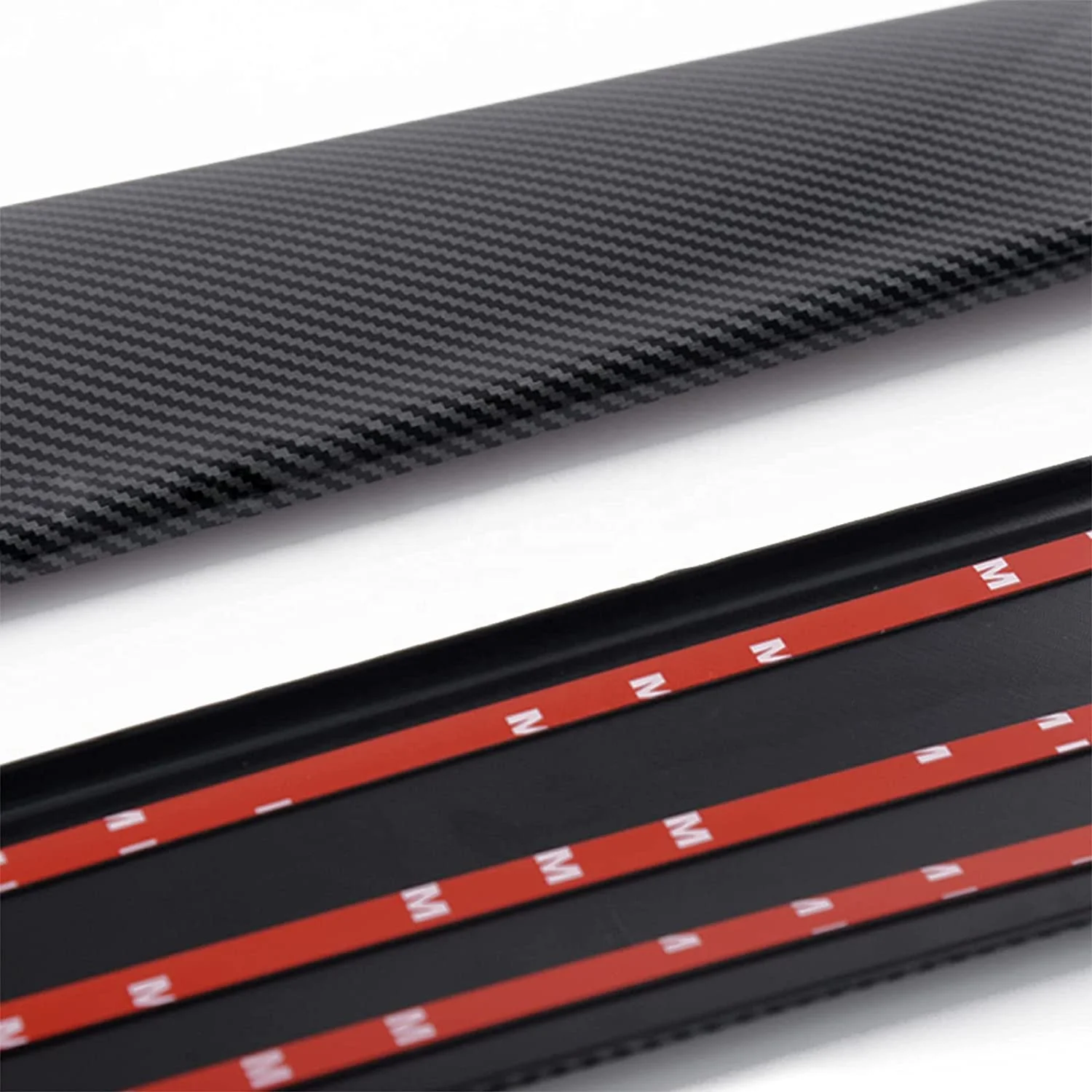 2pcs Overlay Carbon Fiber Pattern ABS Dashboard Interior Panel Trim for 2021 2022 Tesla  Model 3 Model Y