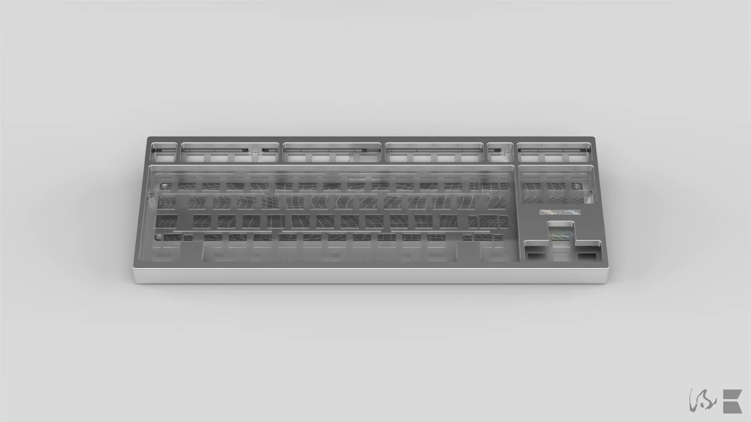 Механические игровые клавиатуры эргономичный дизайн на заказ cnc механический алюминиевый корпус Алюминиевые Клавиатуры machining par