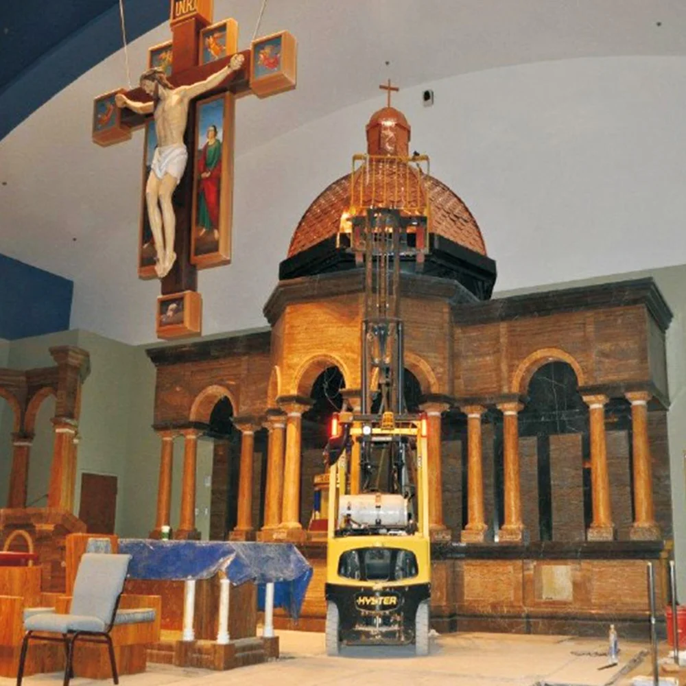 Customized Stone Travertine Roman Column Church Project Marble Pillars Design Roman Marble Arts Carving Pillar Column