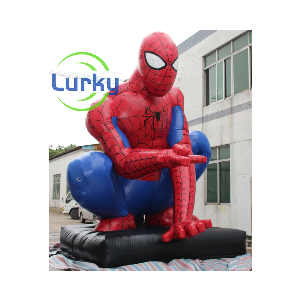 Commercial Grade Theme Spider Man Inflatables Toys Accessories, Inflatable Doll That Advertising Brand Promotion