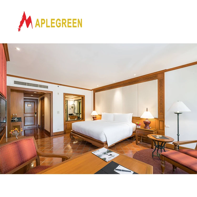 Wholesale hotel bedroom sets apartment standard queen size bed 7 star hotel bedroom furniture set