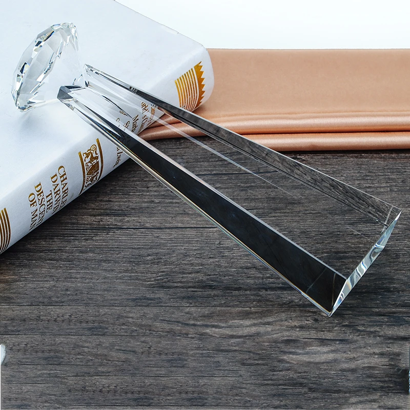 Diamond Crystal Trophy HIGH OPTICAL Crystal Award
