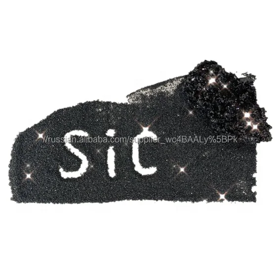 45 карбид кремния 10-50 мм шишка 99% зеленый Sic