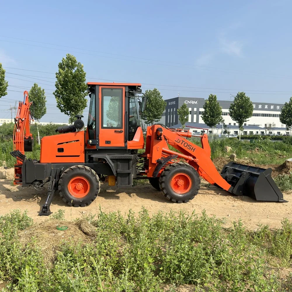 TOSH WZ15 26 Articulated Hydraulic Steering WZ 10-20 15-26  Backhoe Loader with EPA Engine