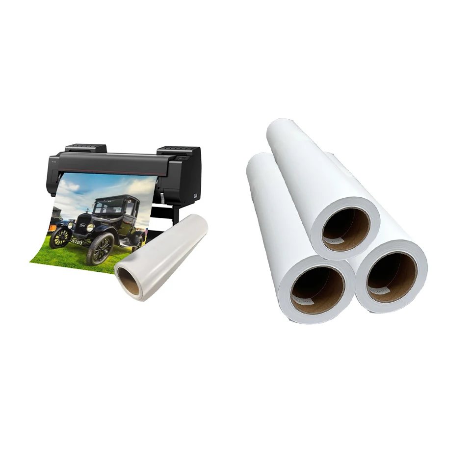 Inkjet 280gsm Double Side Lustre Photo Paper Roll for Wide Format Printers