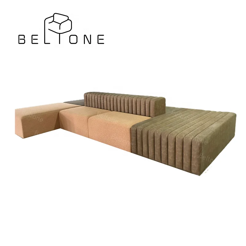 Modern luxury 5 star Hotel Lobby  Furniture Customized Modern Cosy Couch Tailor Sofa