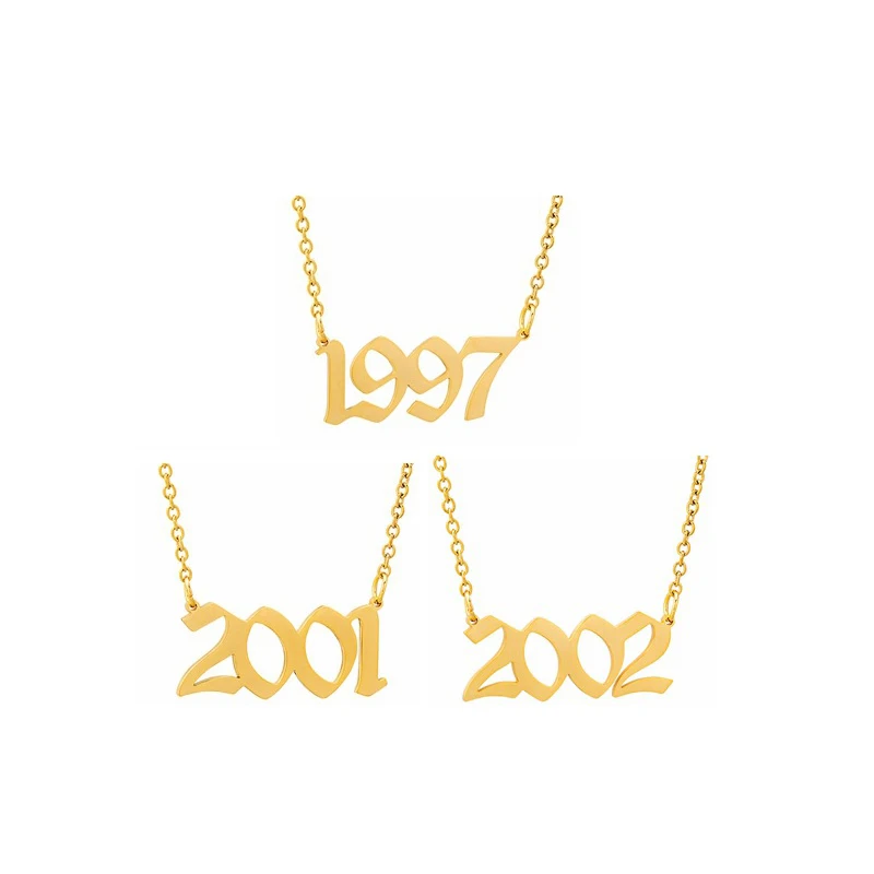 New In 2024 Birth Year 925 Silver Trendy 2024 Women Necklace Jewelry