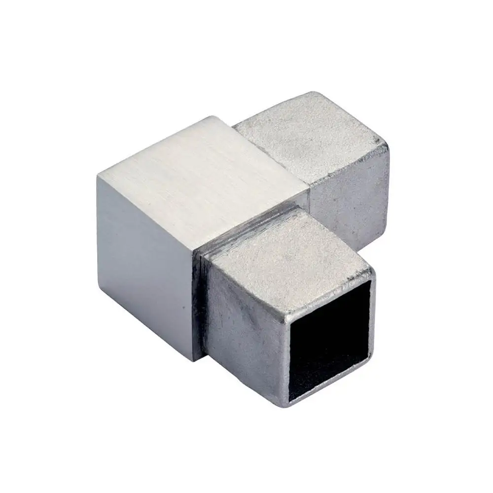 Square Aluminum 45 Degree Tube Pipe Connector