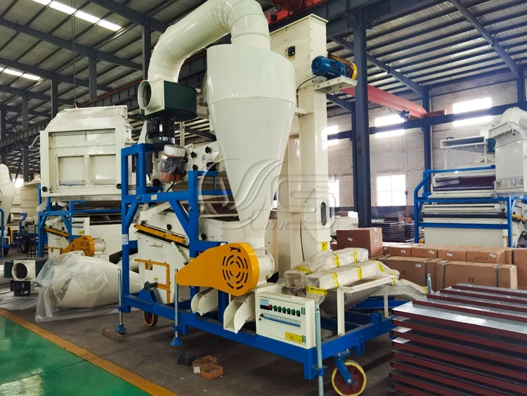 High purity and stable sesame wheat rice paddy millet beans seed cleaning and processing machine sesame cleaner