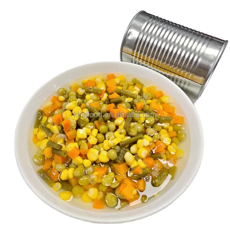 Canned Mixed Vegetables Sweet Corn Green Beans Green Peas Beans Carrots
