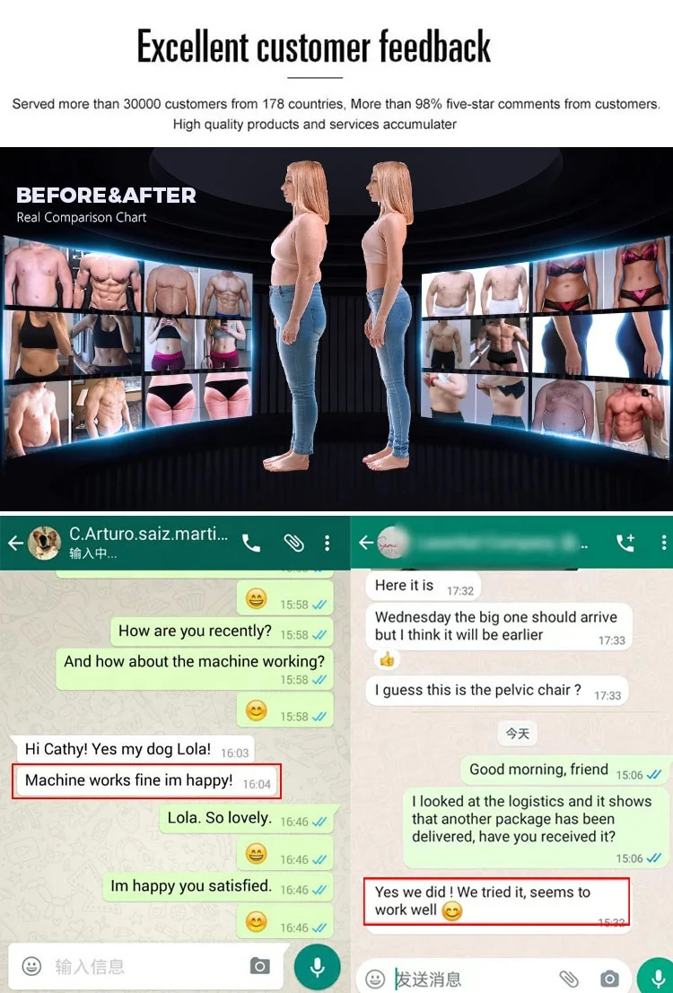 Commercial same time emslim electrical stimulation machine ems rf slimming tightening device em slim neo rf