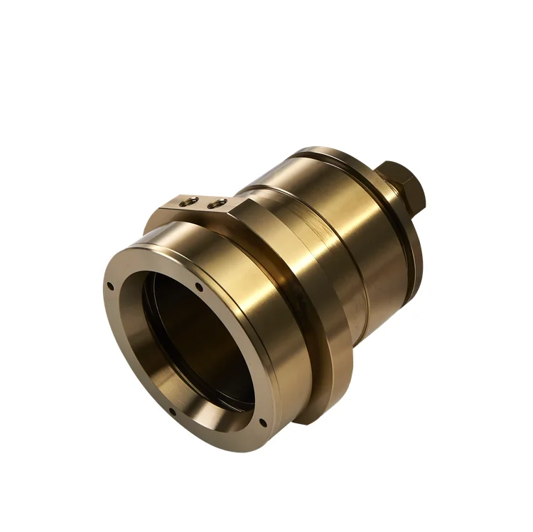 Lathe Turning Metal Stainless Steel Aluminum CNC Machining PTFE coating and hard anodization