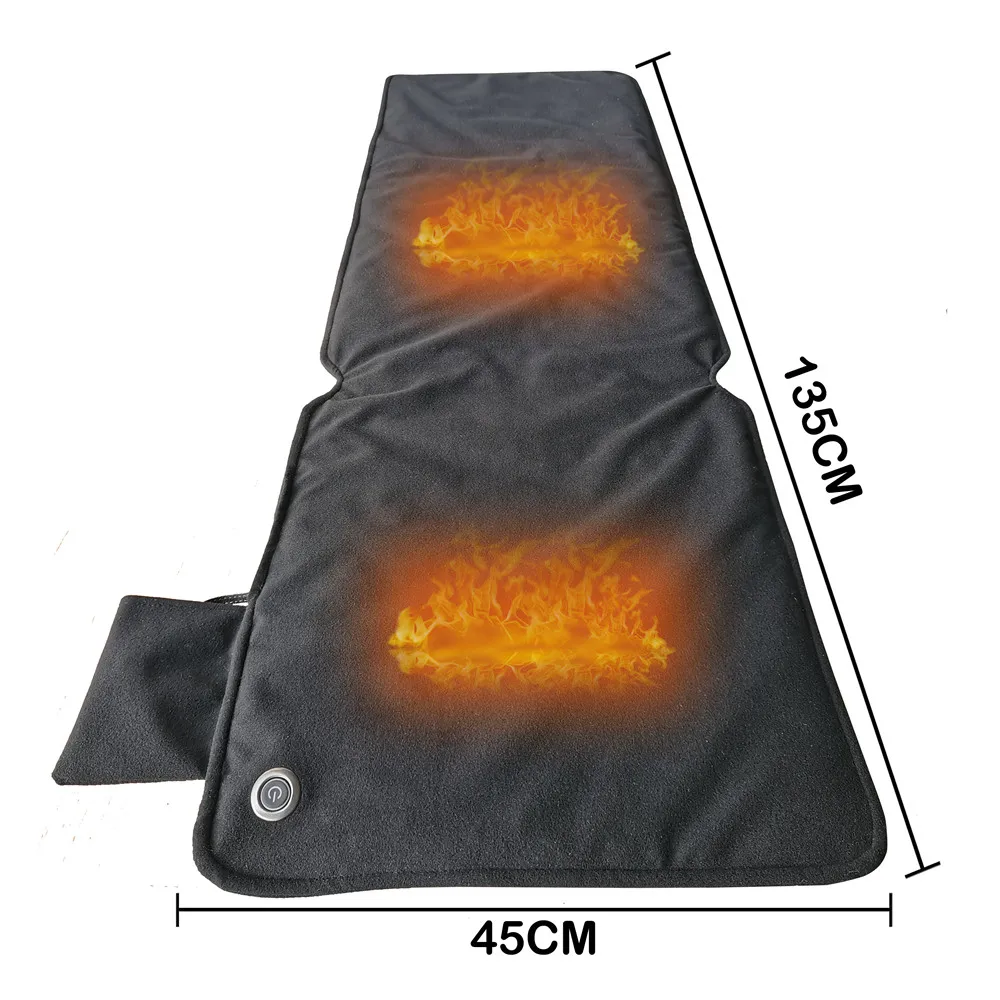 Winter Outdoor Seat Cushion Portable Heated Chair Mat Warmer Pad For for Indoor, Outdoor, Sports, Beach, or Picnics