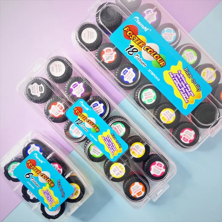 Цветной Плакат на заказ в пластиковой бутылке, 6-18 цветов для художников