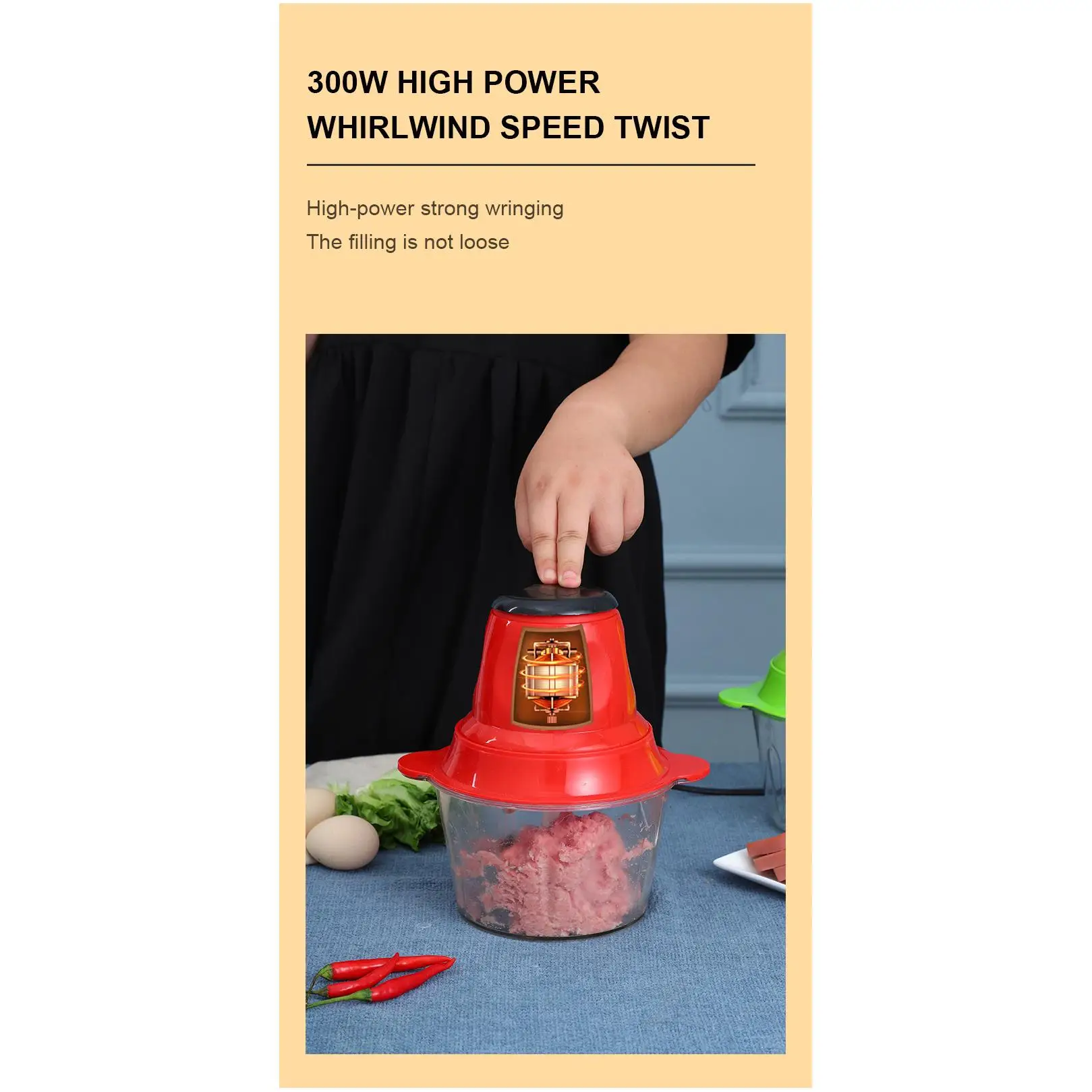 Meat Grinder Industrial High Quality Electric Top Selling Stainless Restaurant High Efficiency Cuis Riz Meat Grinders & Slicers